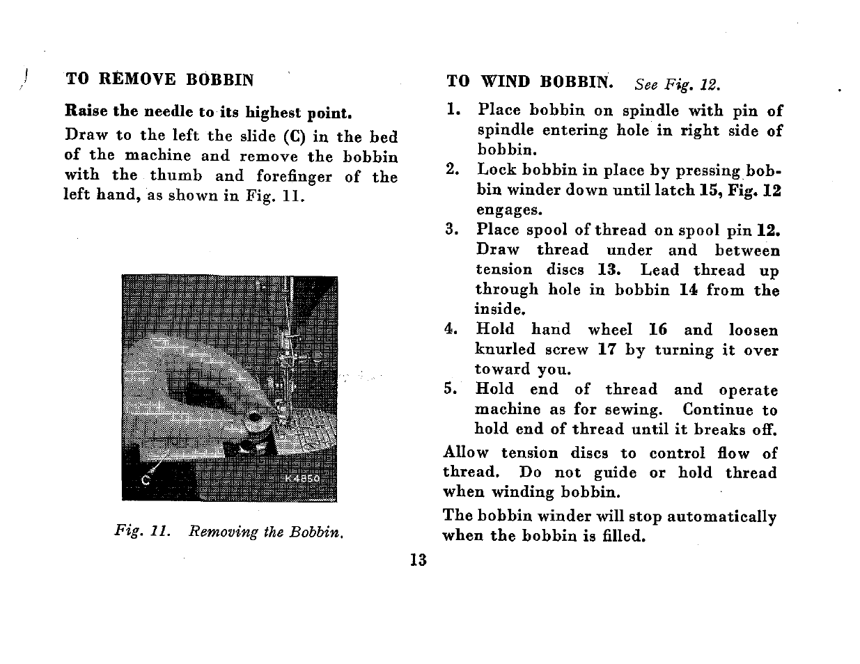 SINGER 201K User Manual | Page 15 / 64