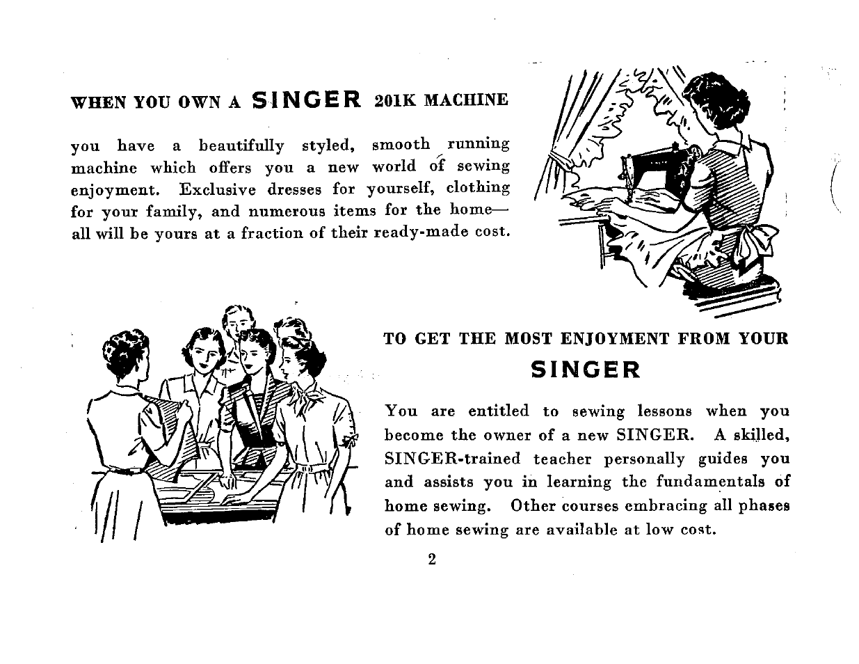 Singer | SINGER 201K User Manual | Page 4 / 64