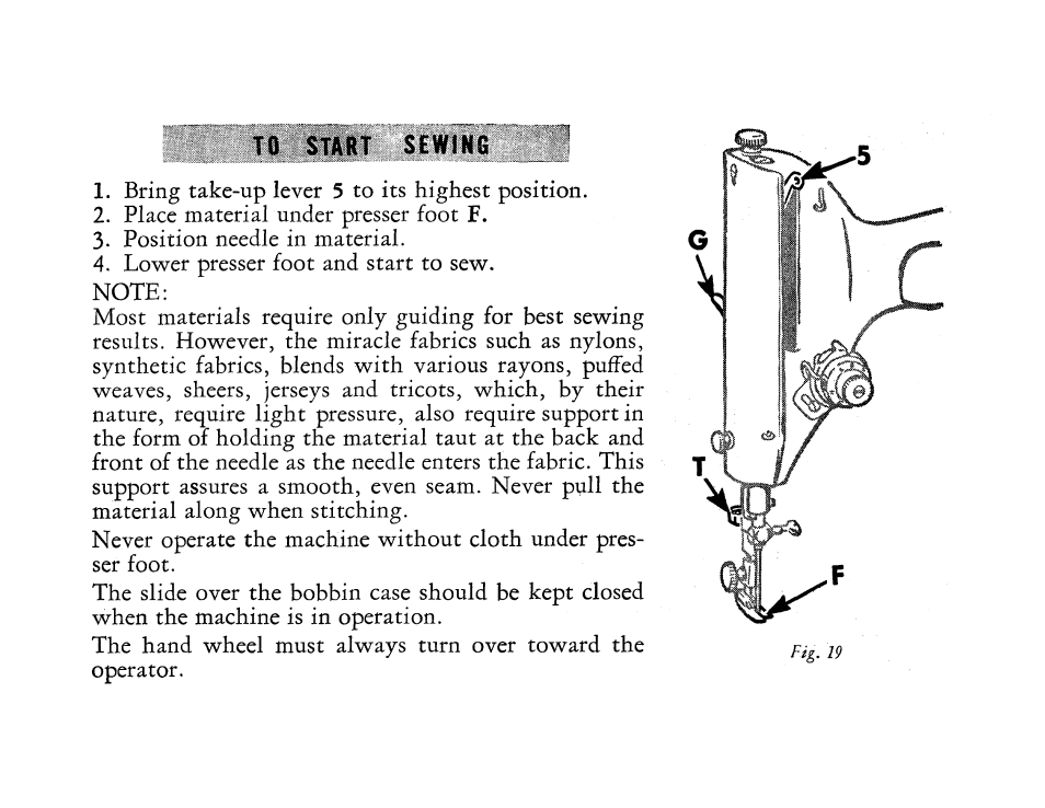 SINGER 201 User Manual | Page 18 / 76