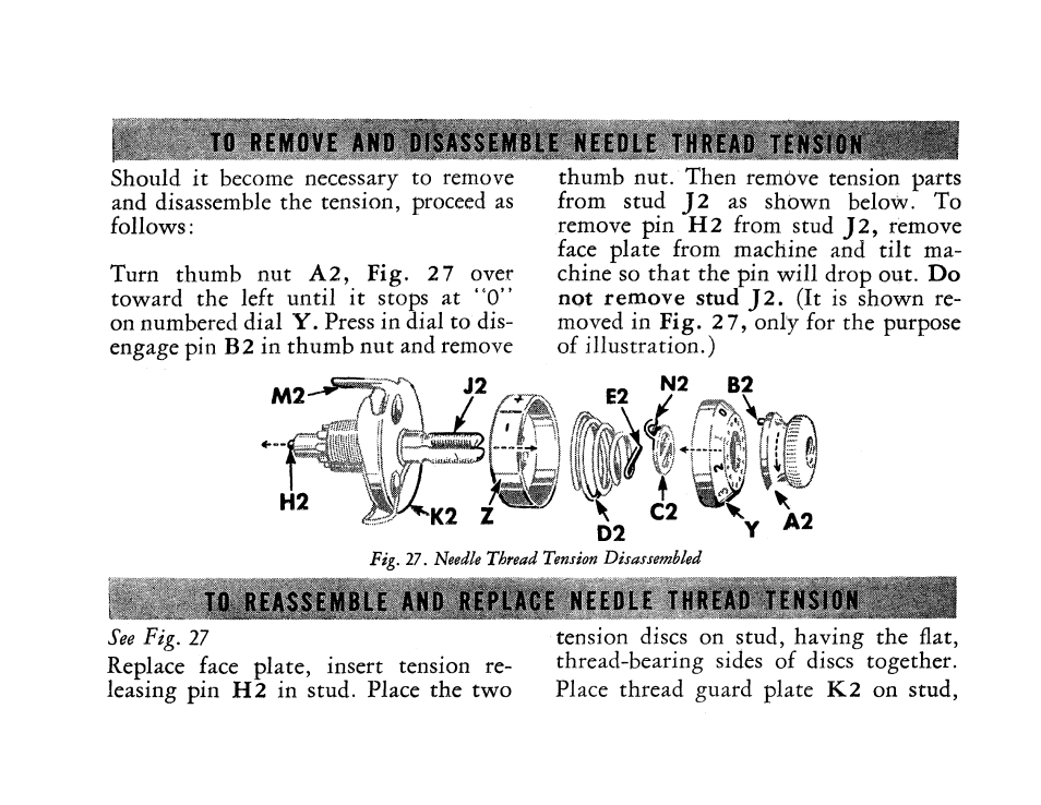 SINGER 201 User Manual | Page 27 / 76