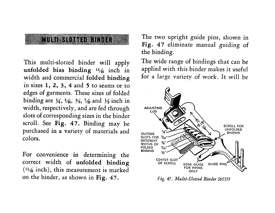 SINGER 201 User Manual | Page 47 / 76