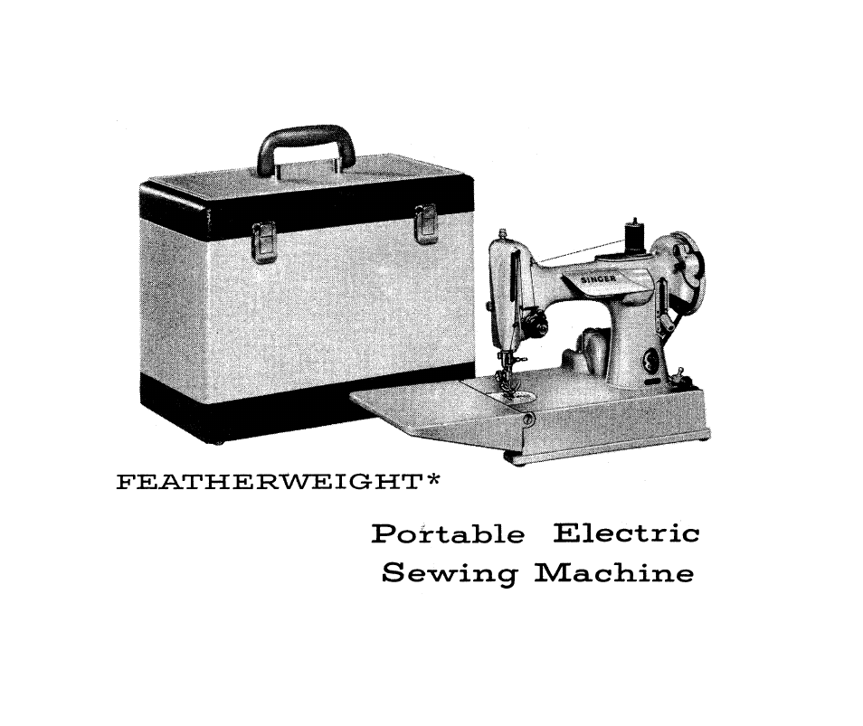 Sewing machine | SINGER 221K Featherweight User Manual | Page 3 / 56