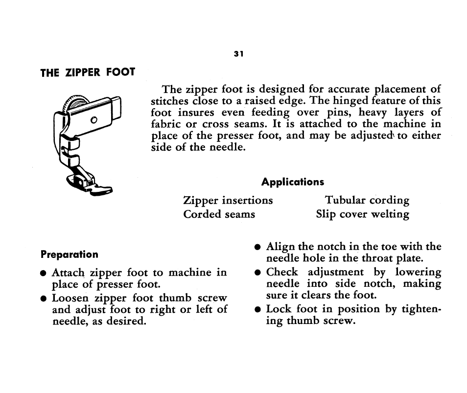 SINGER 221K Featherweight User Manual | Page 33 / 56
