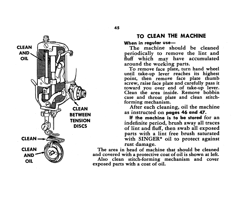 SINGER 221K Featherweight User Manual | Page 47 / 56