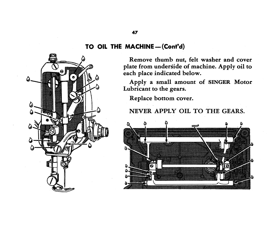 SINGER 221K Featherweight User Manual | Page 49 / 56