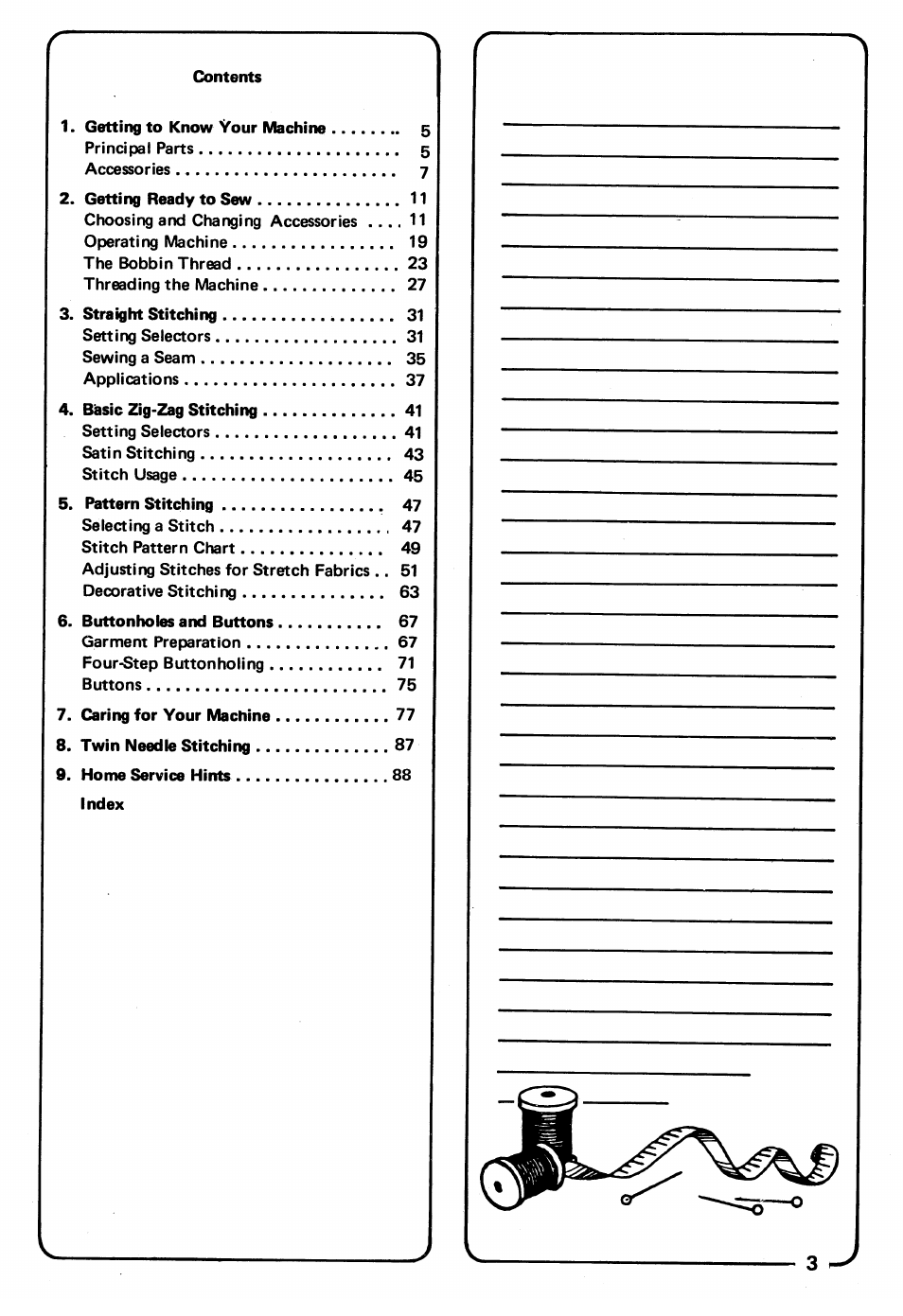 SINGER 3150 User Manual | Page 5 / 92