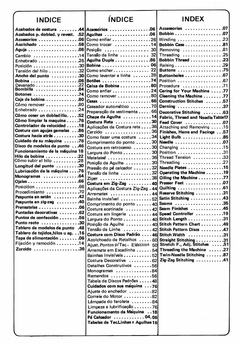 SINGER 3150 User Manual | Page 91 / 92