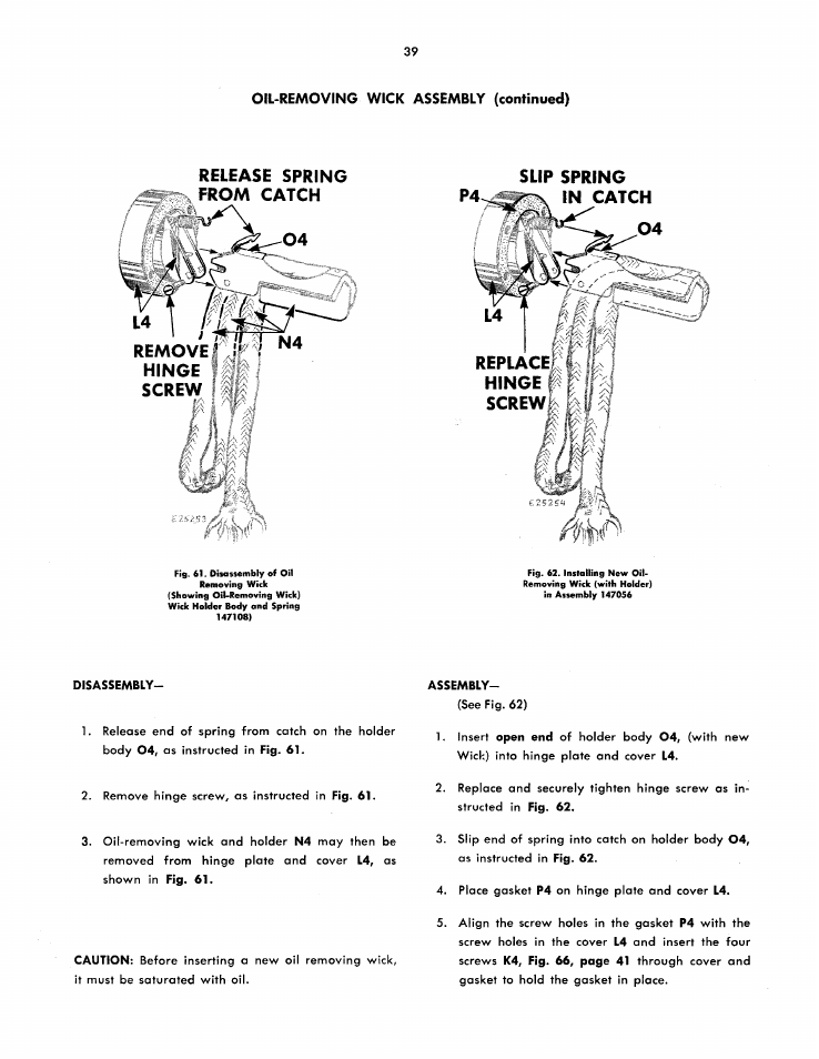 Release spring slip spring | SINGER 251 User Manual | Page 39 / 44