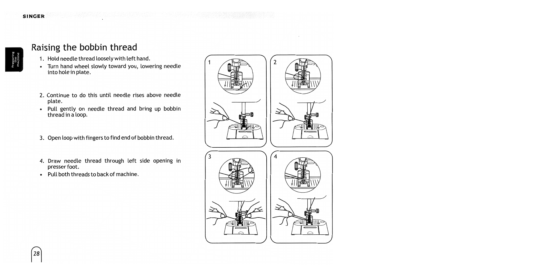 Raising the bobbin thread, A\\\y | SINGER 2517 Merritt User Manual | Page 30 / 80