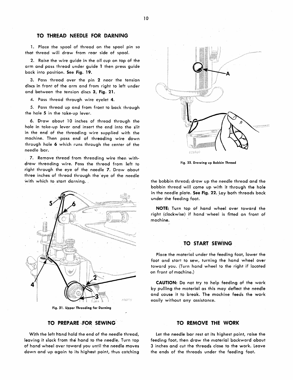 SINGER 29K73 User Manual | Page 12 / 50