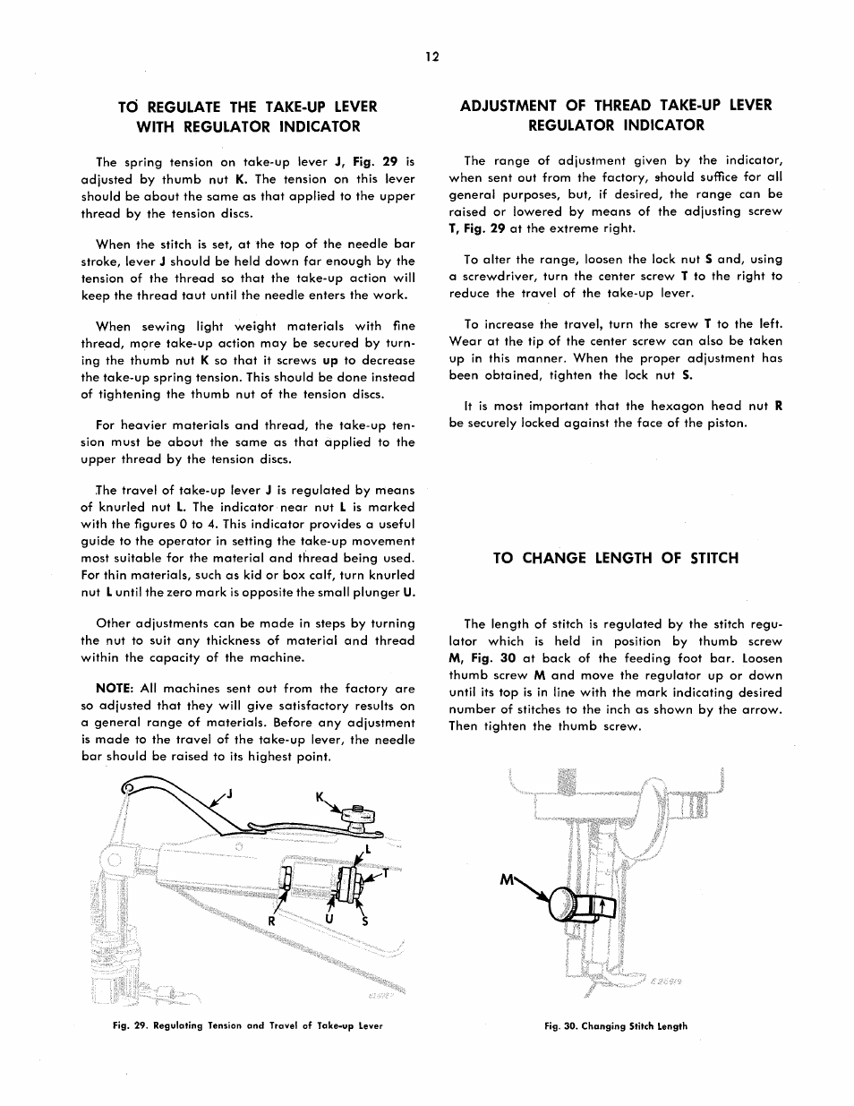 SINGER 29K73 User Manual | Page 14 / 50