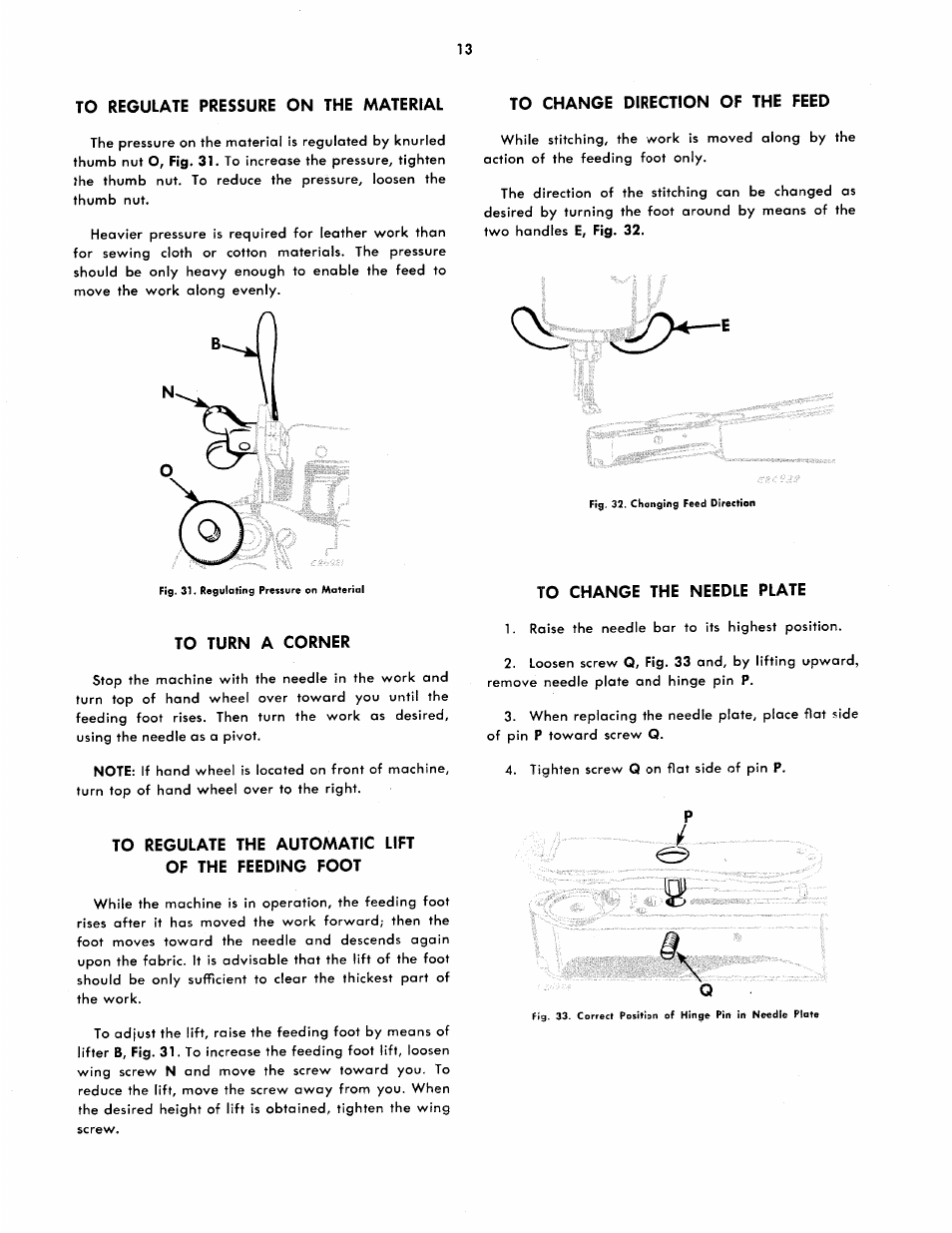 SINGER 29K73 User Manual | Page 15 / 50