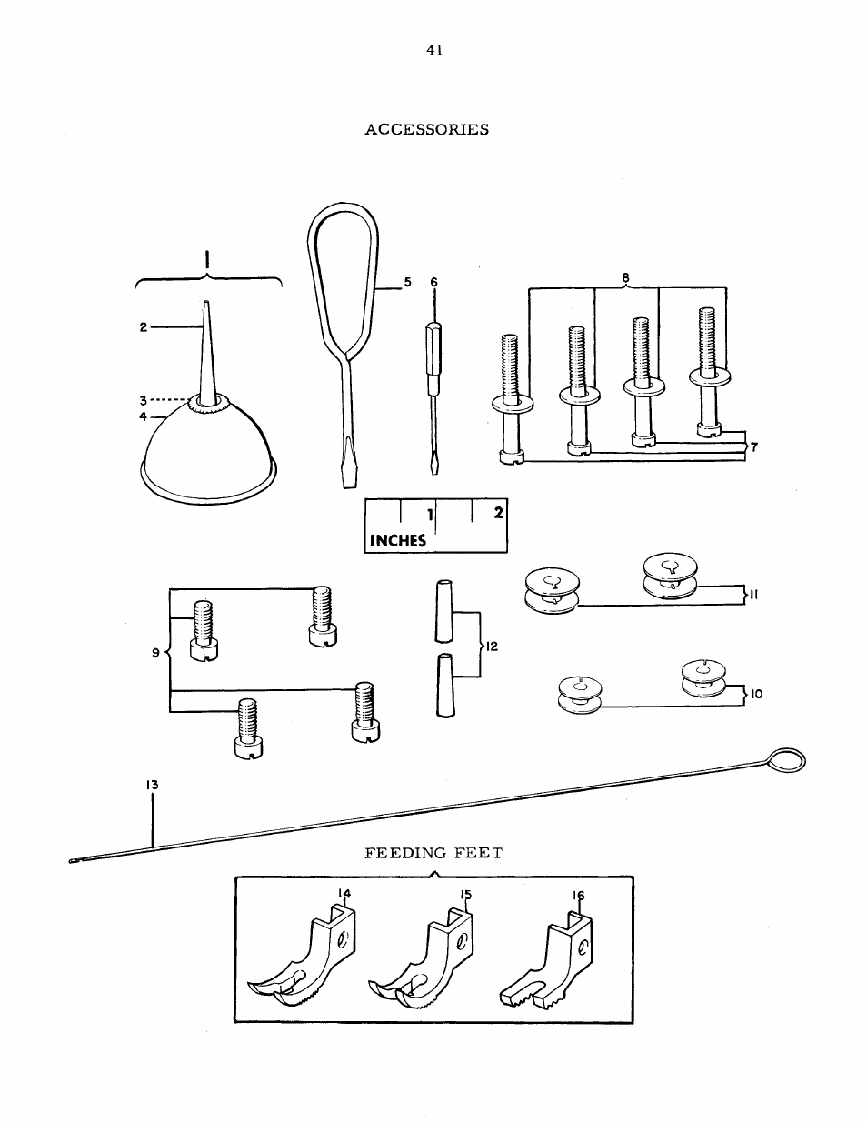 SINGER 29K73 User Manual | Page 44 / 50