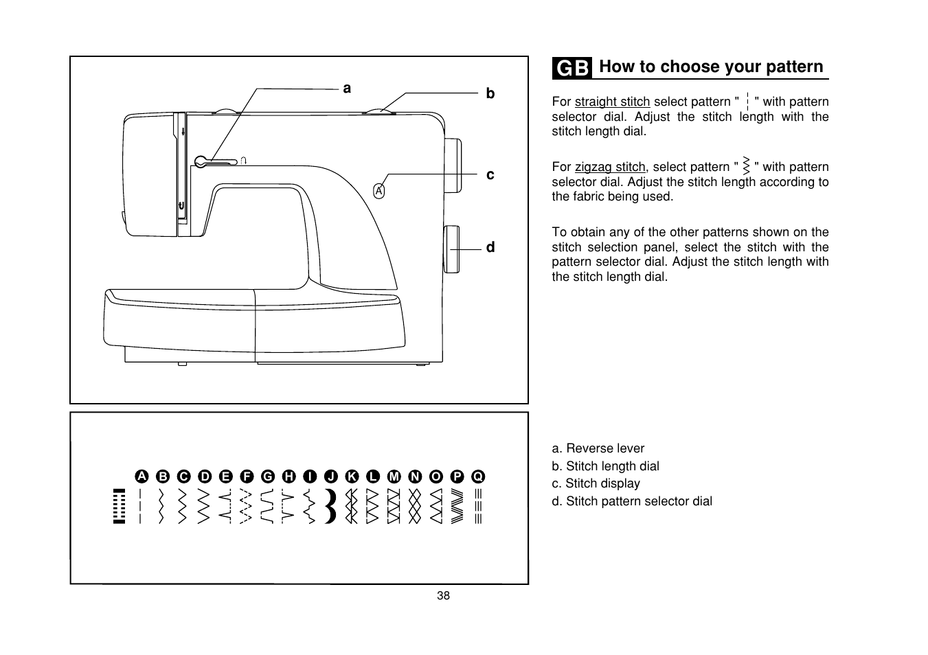 How to choose your pattern | SINGER Simple 3116 User Manual | Page 45 / 94