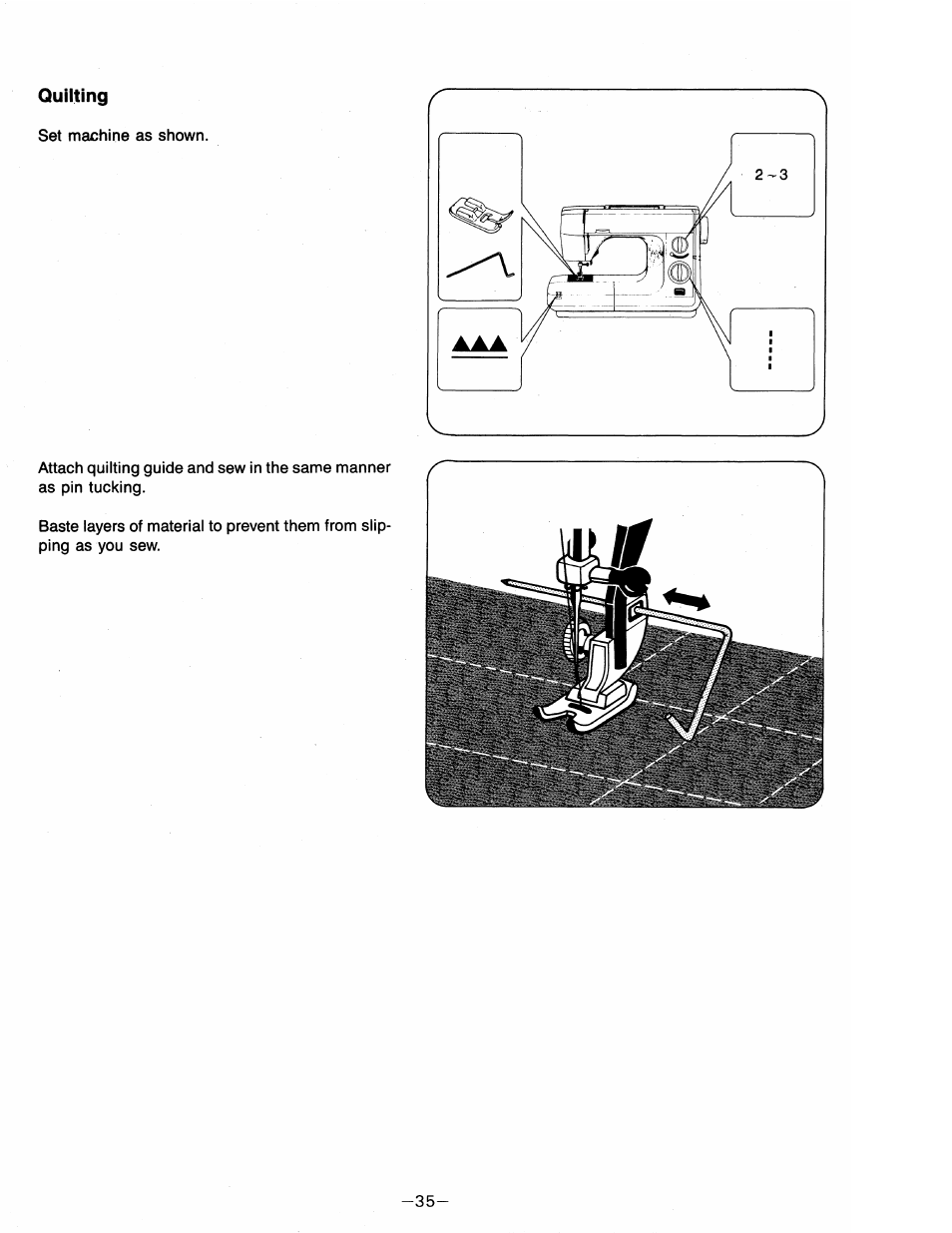 Quilting | SINGER 3214 User Manual | Page 37 / 46