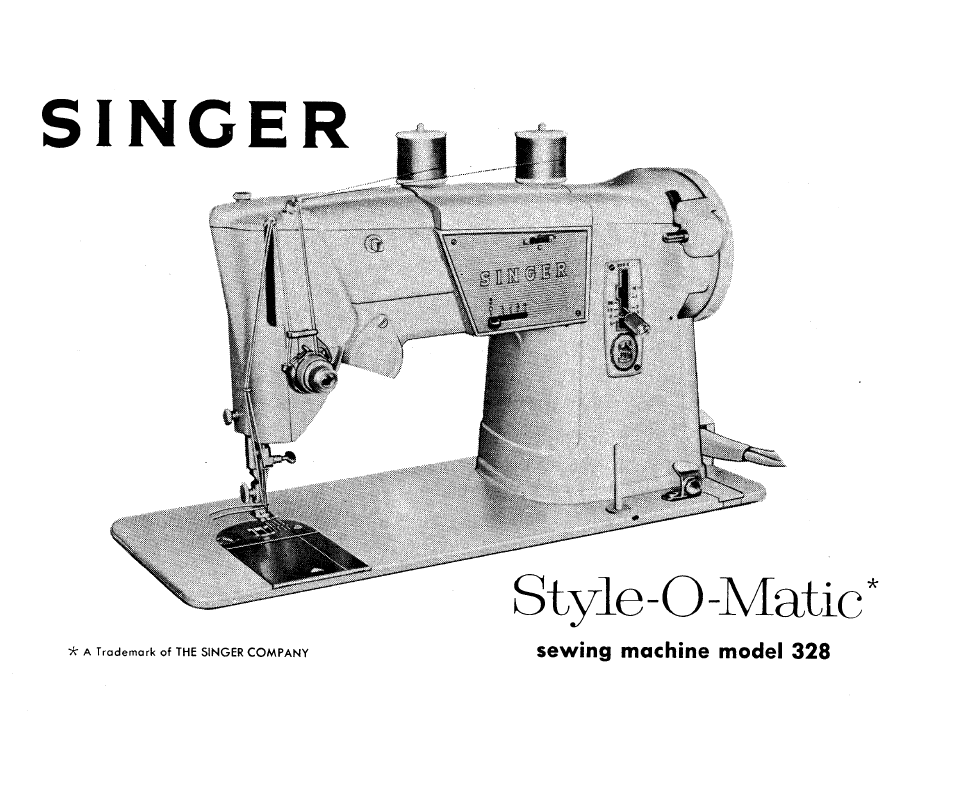 SINGER 1360 Style-O-Matic User Manual | Page 3 / 82
