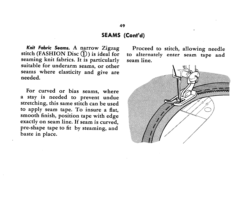 Seams (confd) | SINGER 1360 Style-O-Matic User Manual | Page 51 / 82