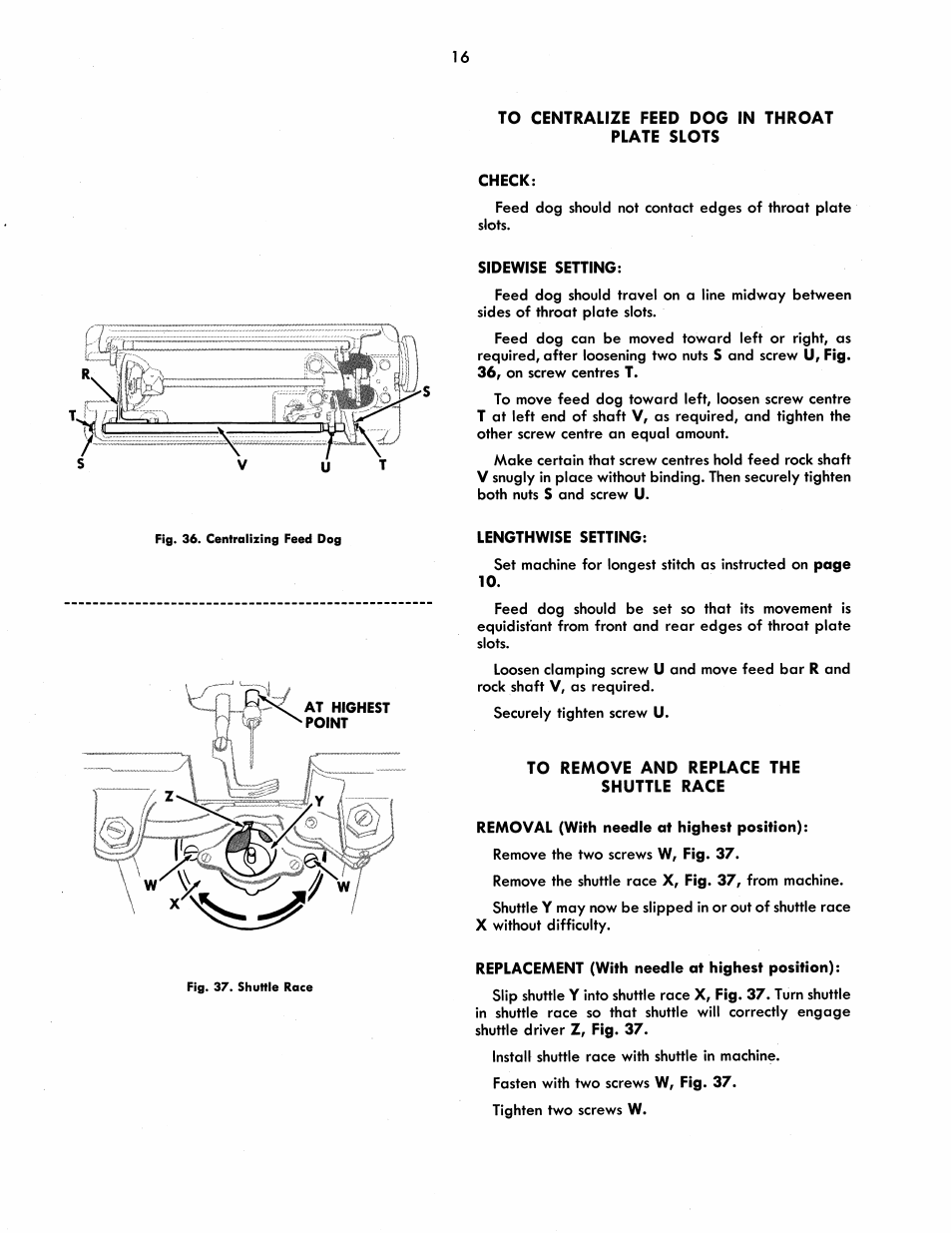 SINGER 331K4 User Manual | Page 16 / 18