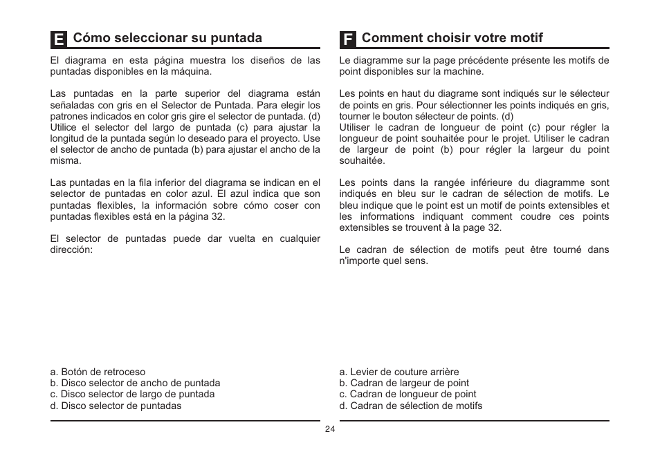 Cómo seleccionar su puntada, Comment choisir votre motif | SINGER 3321 TALENT User Manual | Page 31 / 62
