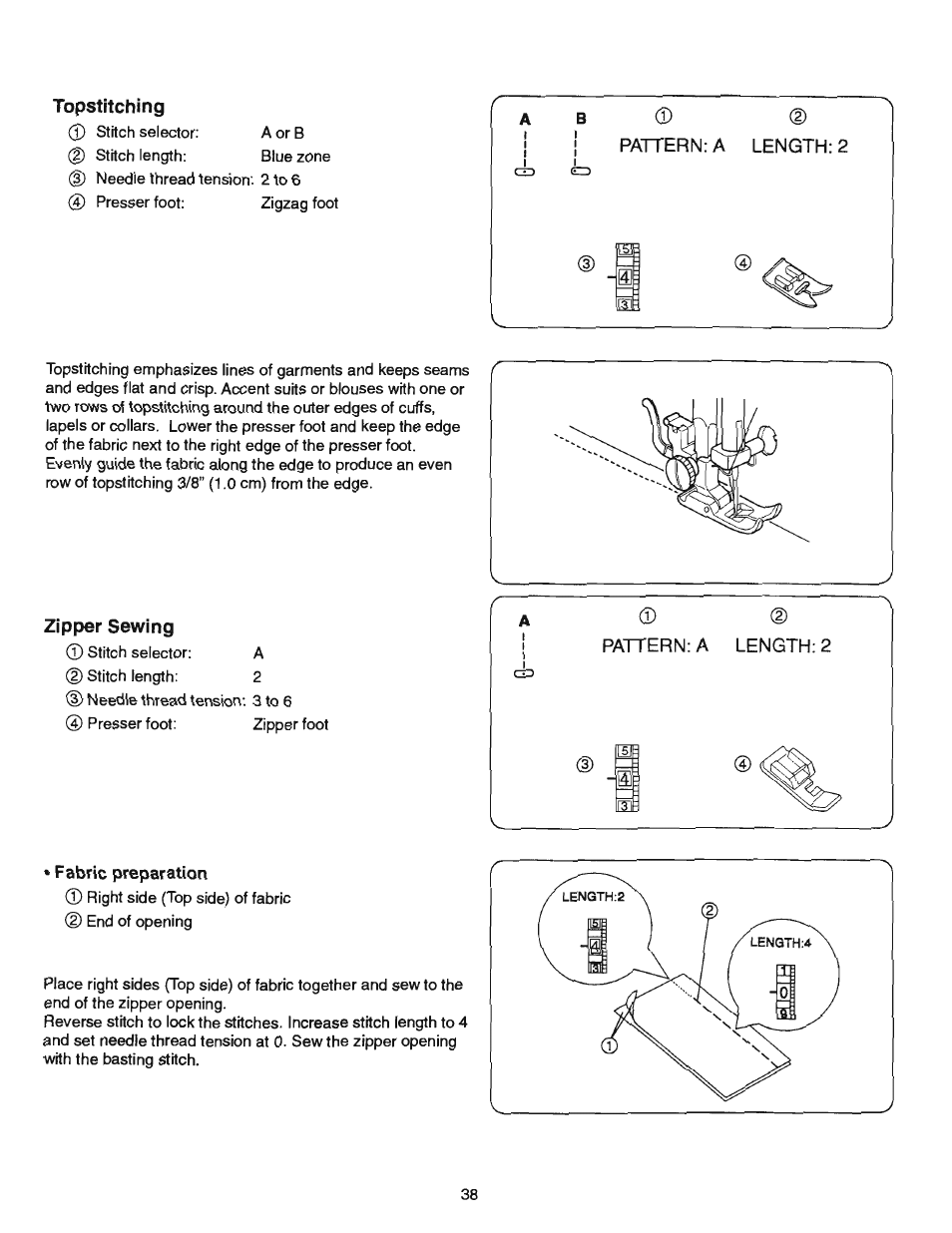 SINGER 384.13012 (Sold at Sears) User Manual | Page 38 / 79