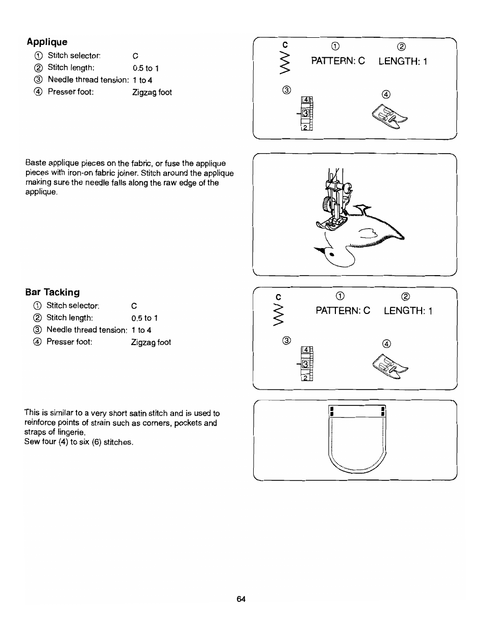 SINGER 384.13012 (Sold at Sears) User Manual | Page 64 / 79