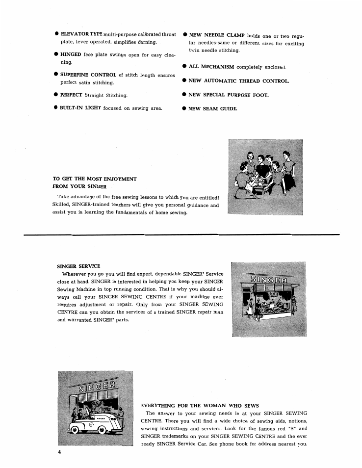 SINGER 401 User Manual | Page 2 / 52