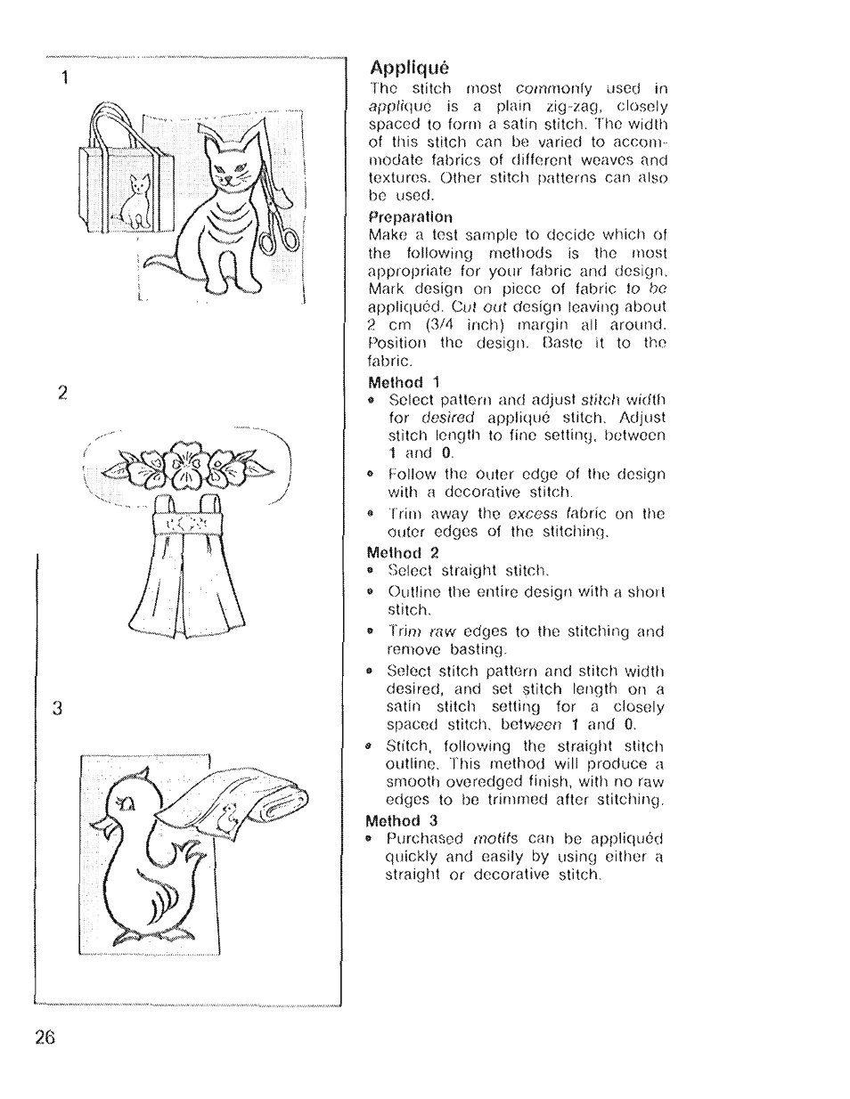Appliqué | SINGER 4022 User Manual | Page 28 / 56