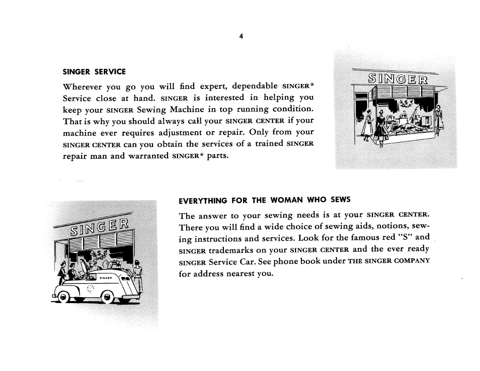 SINGER 401A User Manual | Page 6 / 116