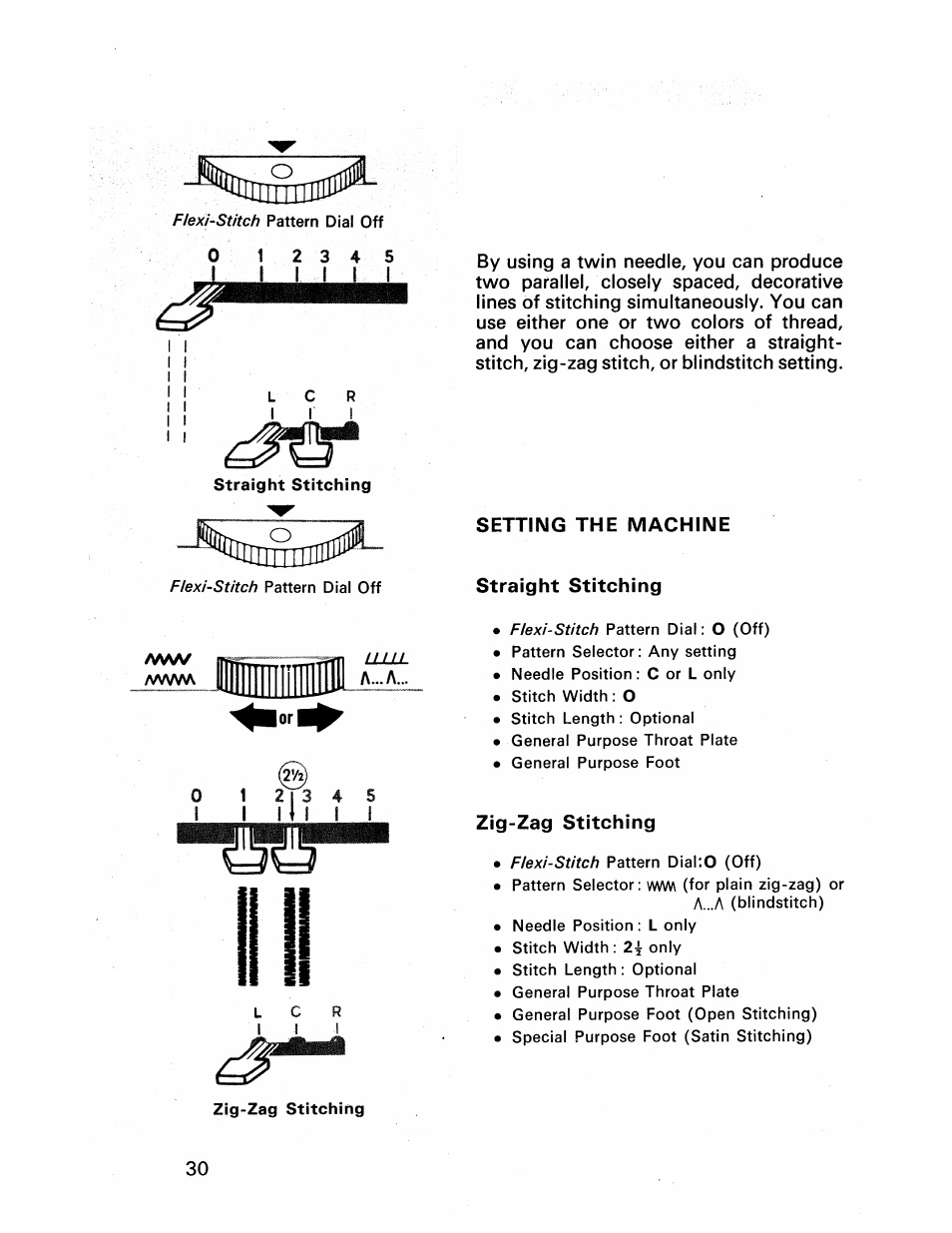 Twin-needle stitching | SINGER 413 User Manual | Page 32 / 64