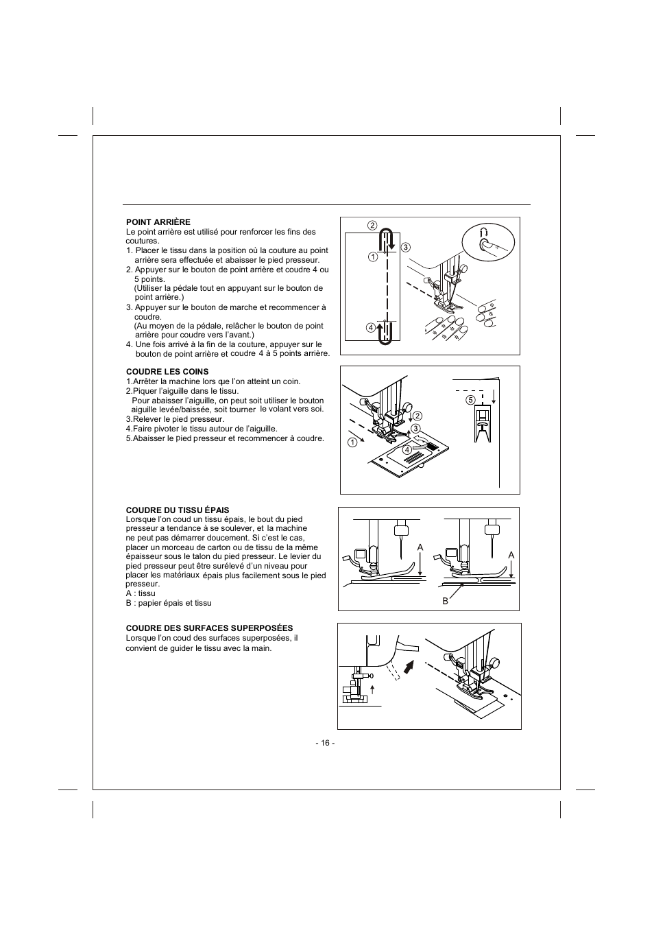 頁面 16 | SINGER 4166 User Manual | Page 50 / 104