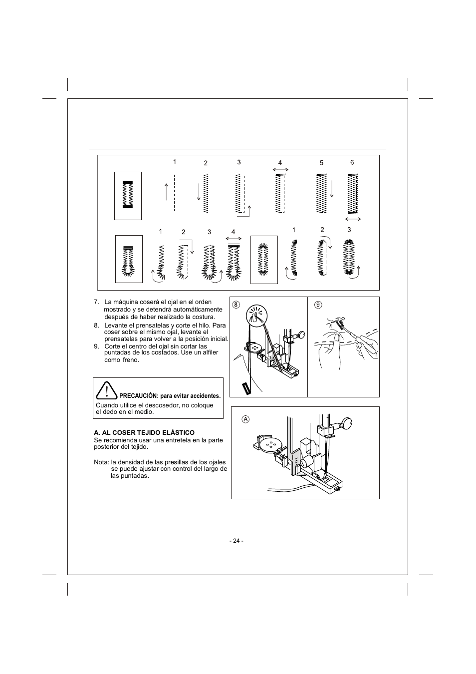 頁面 24 | SINGER 4166 User Manual | Page 93 / 104