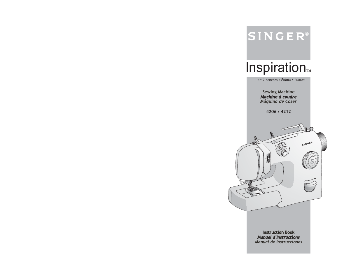 SINGER 4206 Inspiration User Manual | 40 pages