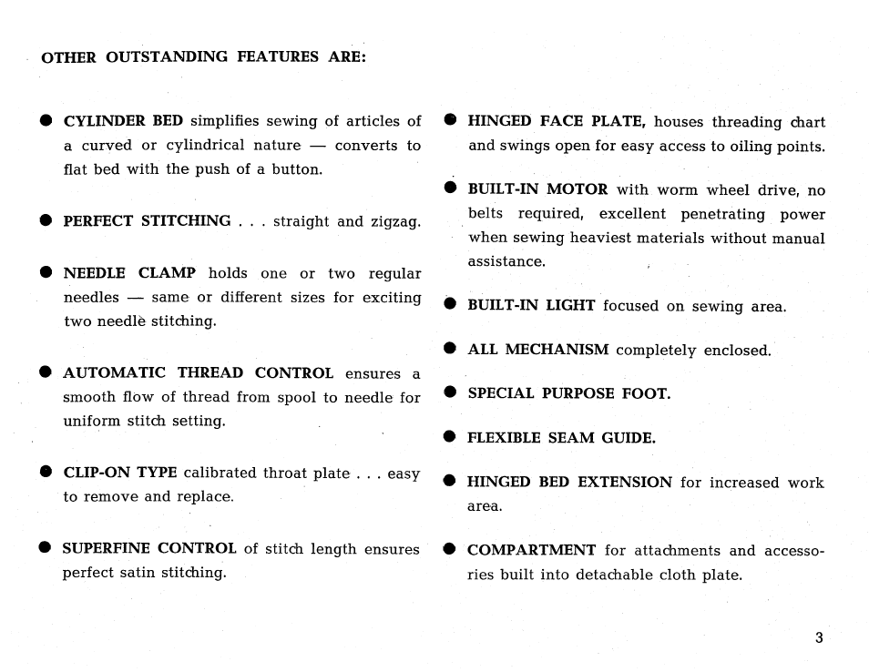 SINGER 431 User Manual | Page 5 / 100