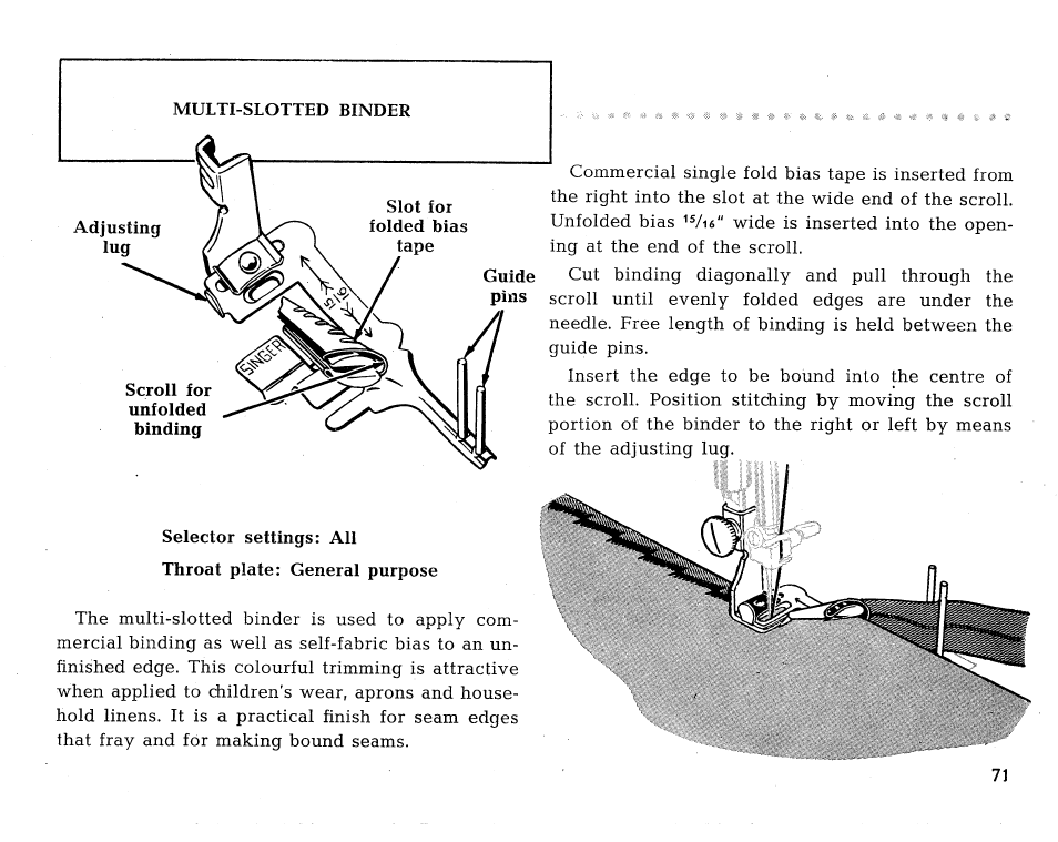 SINGER 431 User Manual | Page 73 / 100