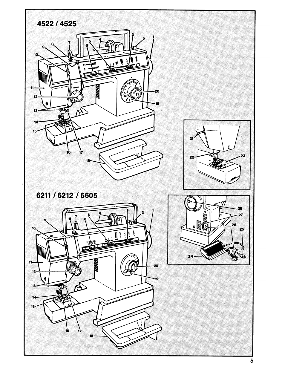 SINGER 7011 User Manual | Page 7 / 78