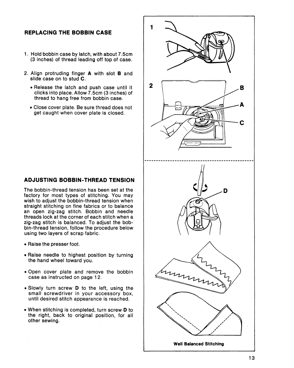 Adjusting bobbin-thread tension | SINGER 5102 User Manual | Page 15 / 32