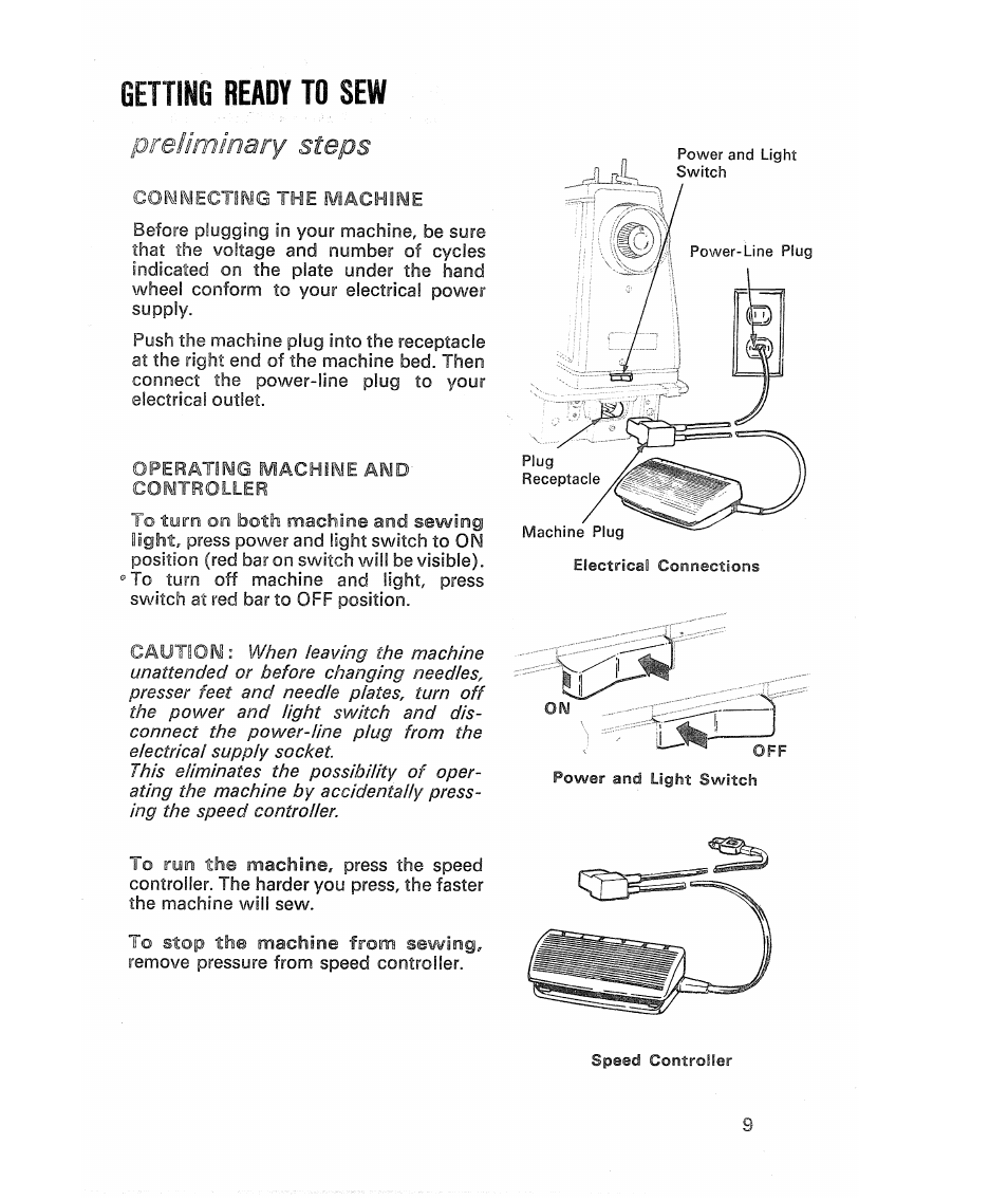 Getting ready to sew, Steps | SINGER 513 Stylist User Manual | Page 11 / 64