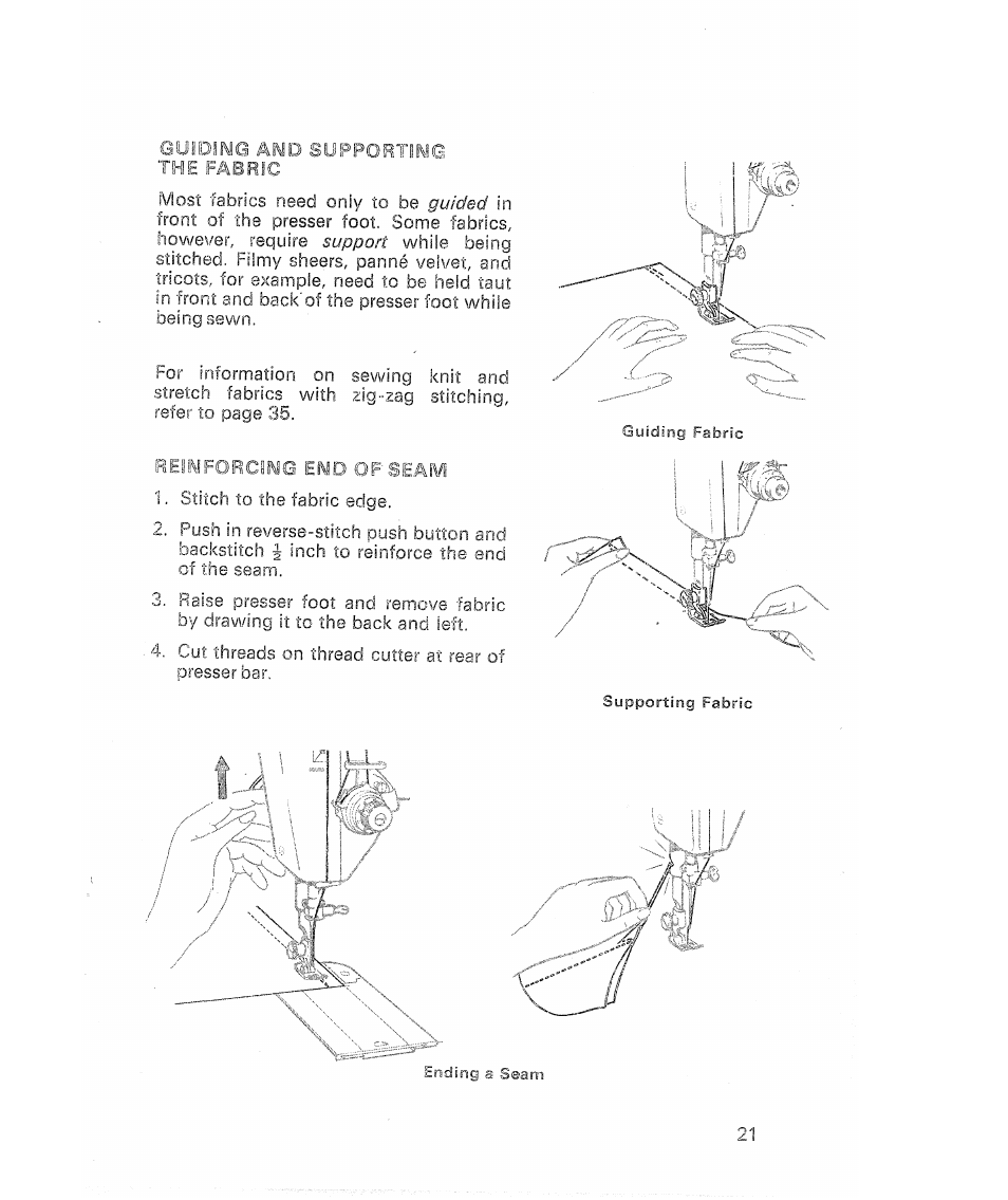 SINGER 513 Stylist User Manual | Page 23 / 64