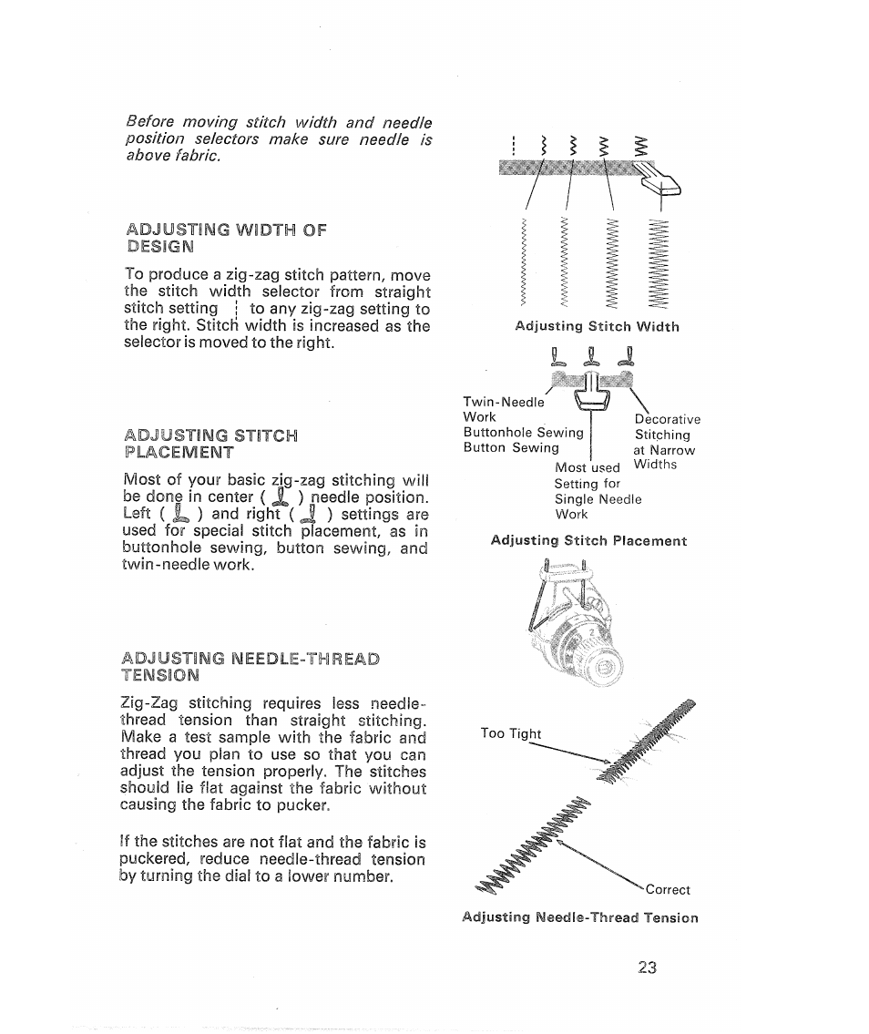 SINGER 513 Stylist User Manual | Page 25 / 64