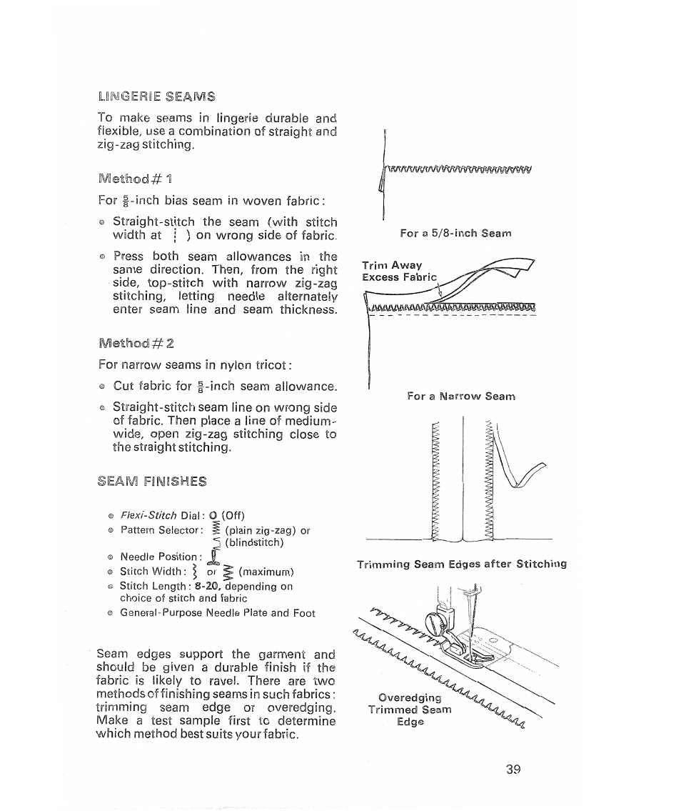 SINGER 513 Stylist User Manual | Page 41 / 64