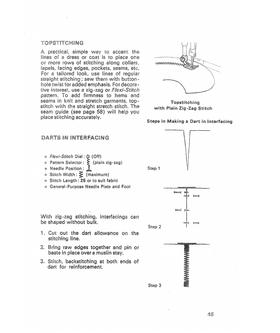 SINGER 513 Stylist User Manual | Page 47 / 64