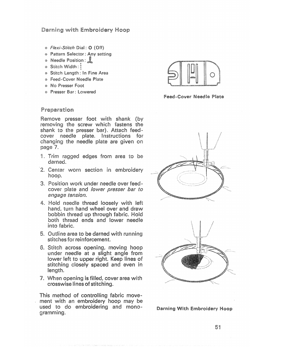 SINGER 513 Stylist User Manual | Page 53 / 64