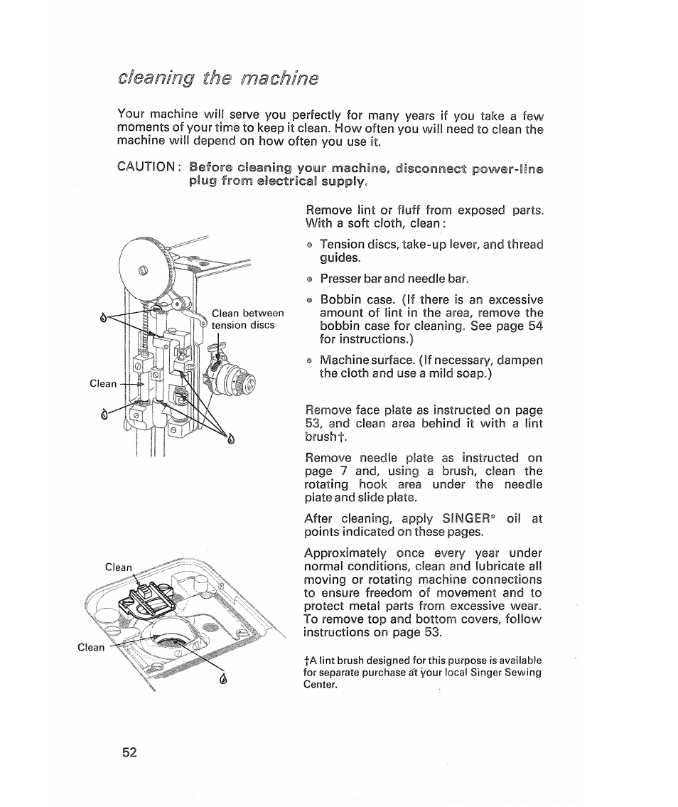 SINGER 513 Stylist User Manual | Page 54 / 64