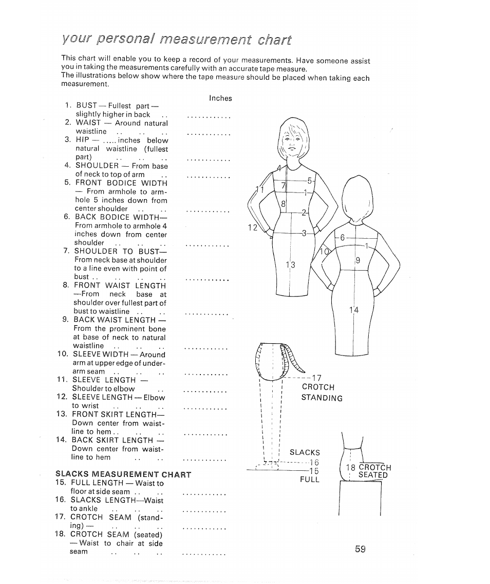 SINGER 513 Stylist User Manual | Page 61 / 64