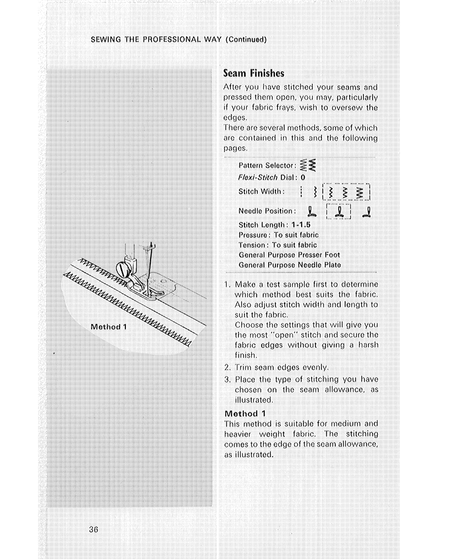 Seam finishes | SINGER 514 User Manual | Page 38 / 70