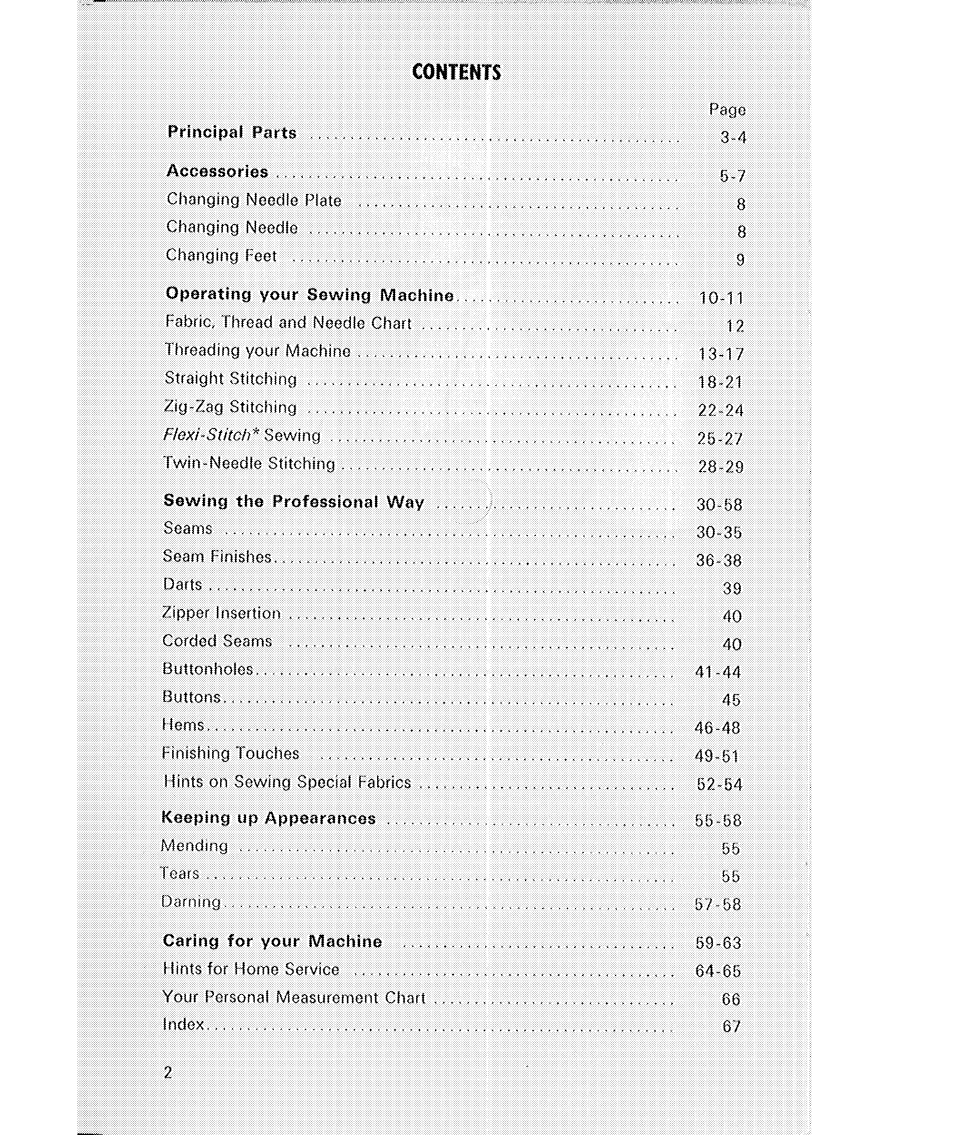 SINGER 514 User Manual | Page 4 / 70