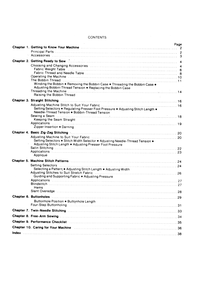 SINGER 5147 User Manual | Page 3 / 42