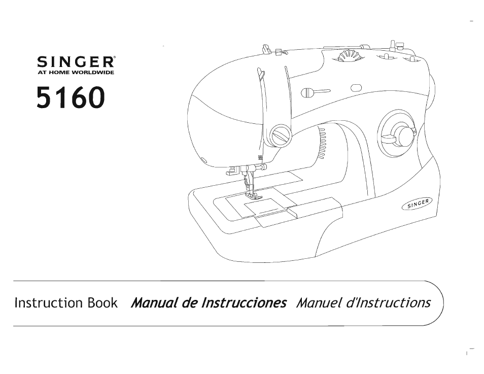 SINGER 5160 User Manual | 125 pages