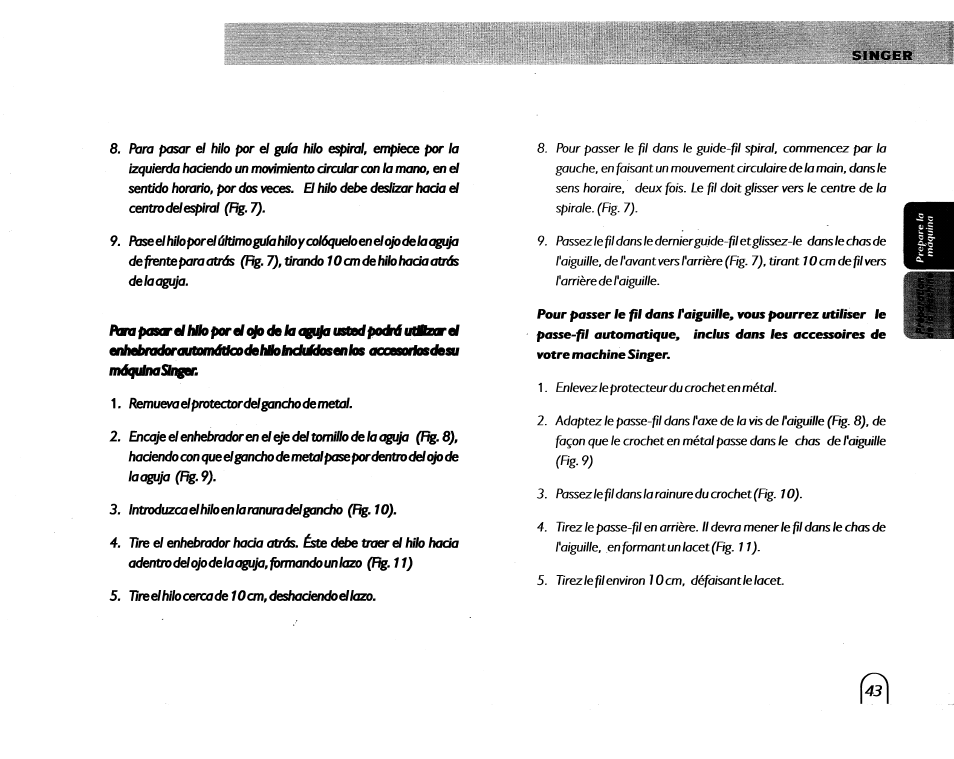 SINGER 5430 User Manual | Page 45 / 108