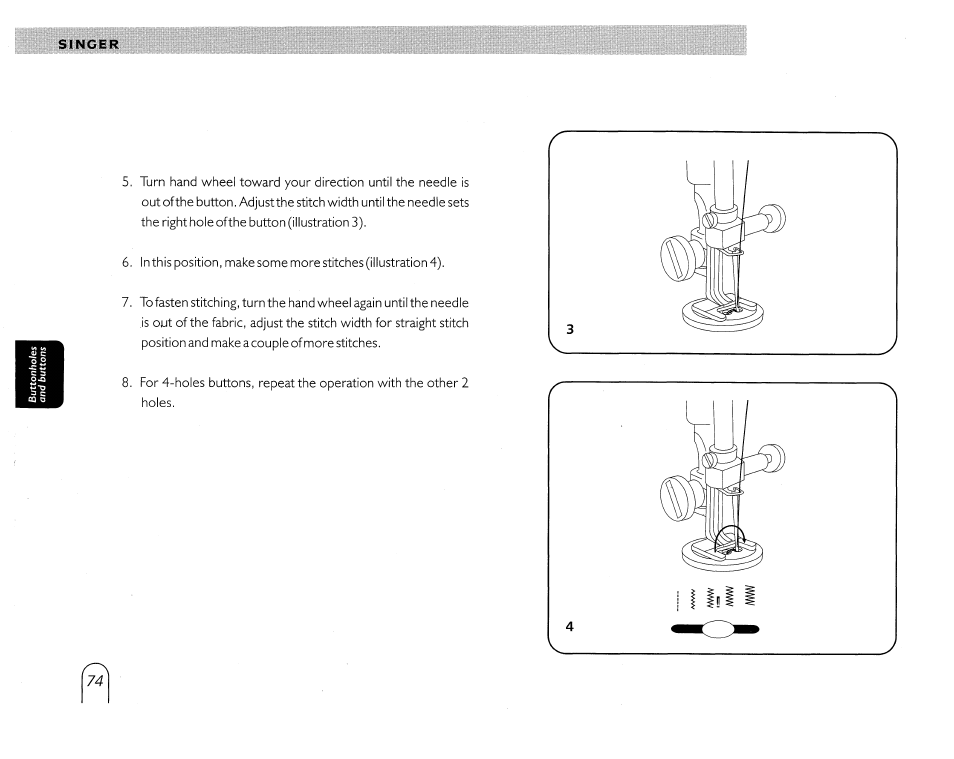 SINGER 5430 User Manual | Page 76 / 108